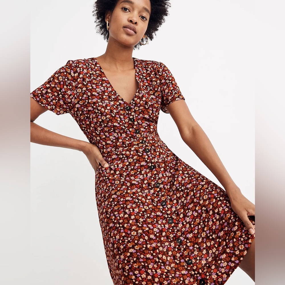 Madewell floral dress in prairie print